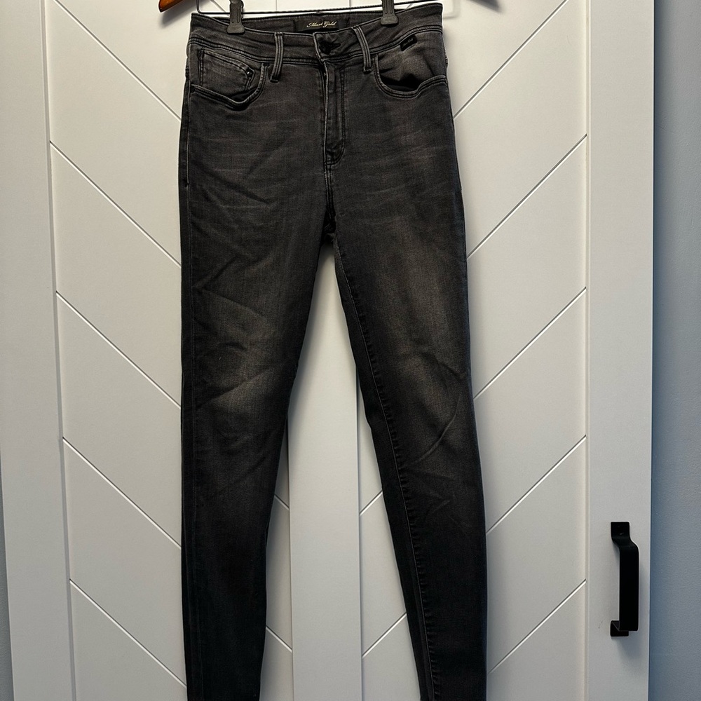 Mavi Women's Dark Gray Skinny Jeans